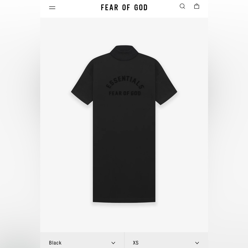 Fear of God 3/4 sleeve dress